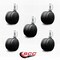 Service Caster 3'' Office Chair Casters Nylon Twin Wheel 1/2 Threaded Stem, 5PK SCC-UHTS02S75-NYS-121310-5 - alternate 2